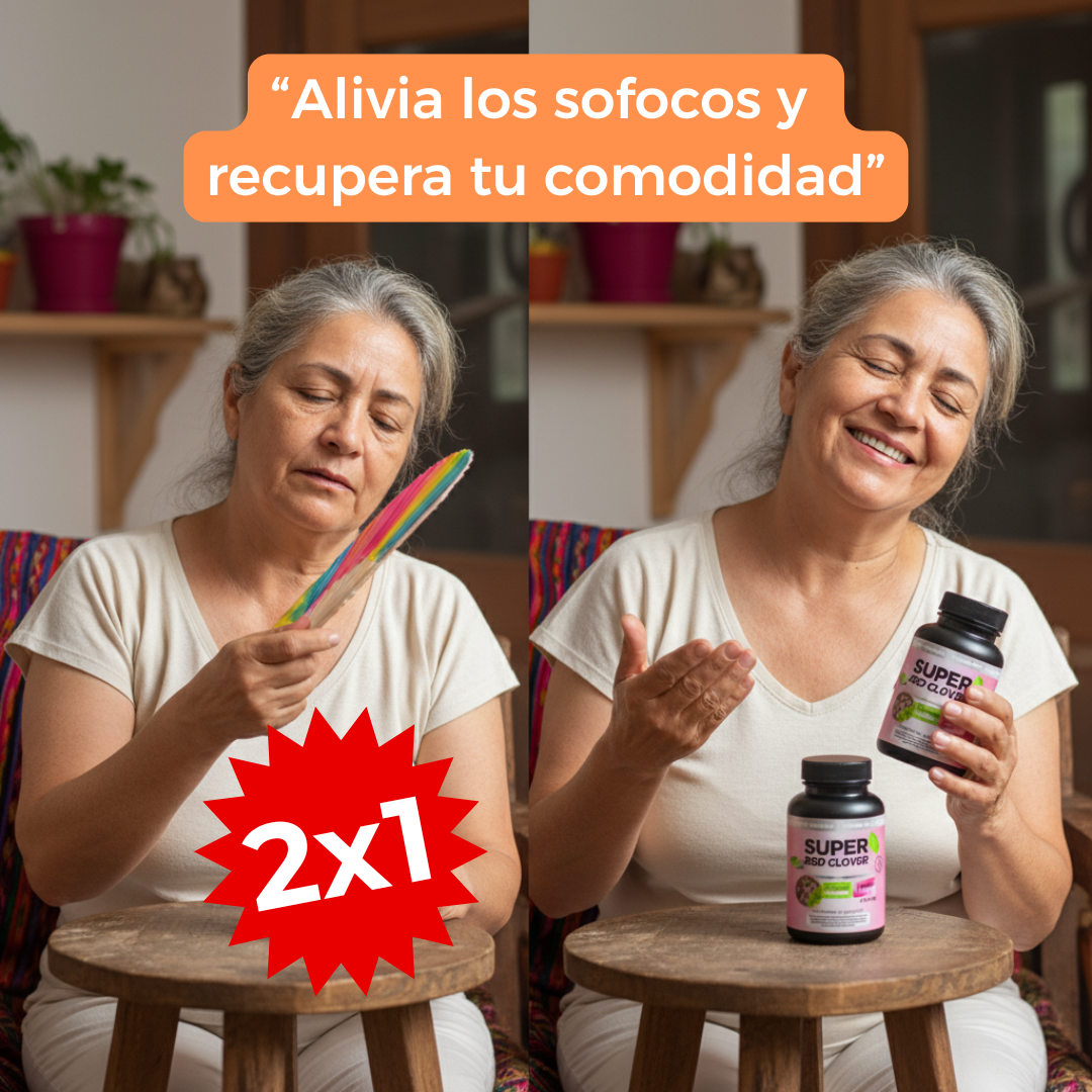 Suplemento Natural para la Menopausia – Equilibra tus hormonas – Recupera tu energía y bienestar en semanas