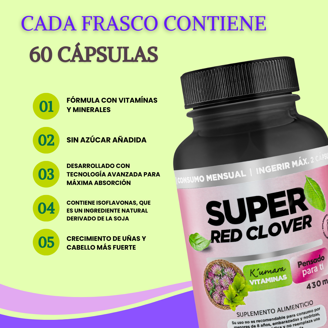 Suplemento Natural para la Menopausia – Equilibra tus hormonas – Recupera tu energía y bienestar en semanas