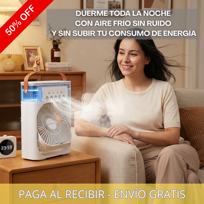 VENTILADOR AIRE FRÍO - Consumo eficiente que cuida tu luz