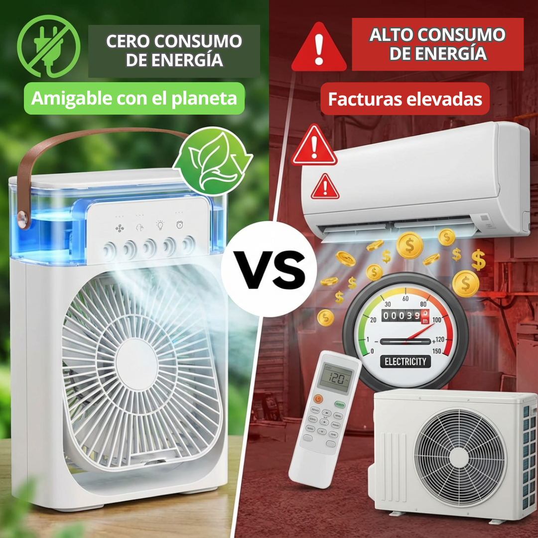 VENTILADOR AIRE FRÍO - Consumo eficiente que cuida tu luz