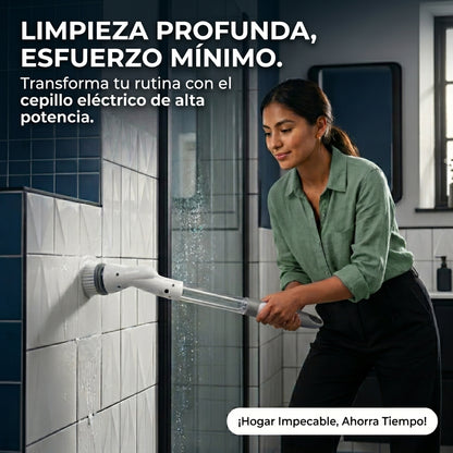 Cepillo Eléctrico de Limpieza - Limpieza Profunda - Elimina suciedad difícil en menos tiempo