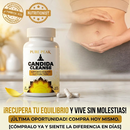 Candida Cleanse 60 Cápsulas – Limpieza Intestinal – Equilibrio Natural en 30 Días