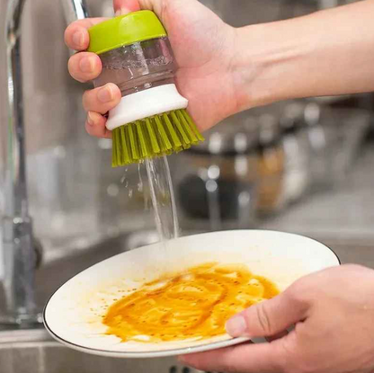 Pack 2 Cepillos de Limpieza con Dispensador de Jabón - Ahorra Tiempo y Energía