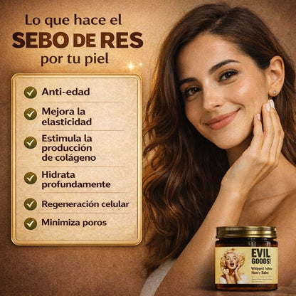 Bálsamo Orgánico EVIL GOODS – Hidratación Intensiva – Alivio Duradero para Piel Seca y Sensible