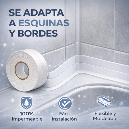 Cinta Impermeable Multiuso – Sellado Instantáneo – Baño y Cocina sin Moho