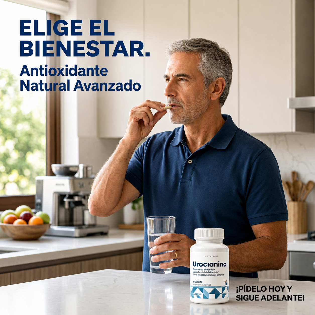 UROCIANINA - Cuidado Prostático Diario - Descansa mejor y recupera tu energía