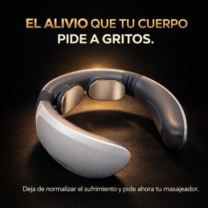 NeuroNeck Pro™ - Masajeador Cervical que Activa Puntos de Presión - Reduce Tinitus y Dolor Diario en Minutos