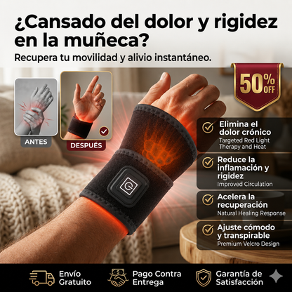 ThermoFlex Muñequera Térmica -Alivio y Comodidad Inmediata