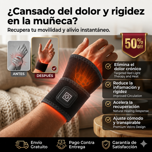 ThermoFlex Muñequera Térmica -Alivio y Comodidad Inmediata