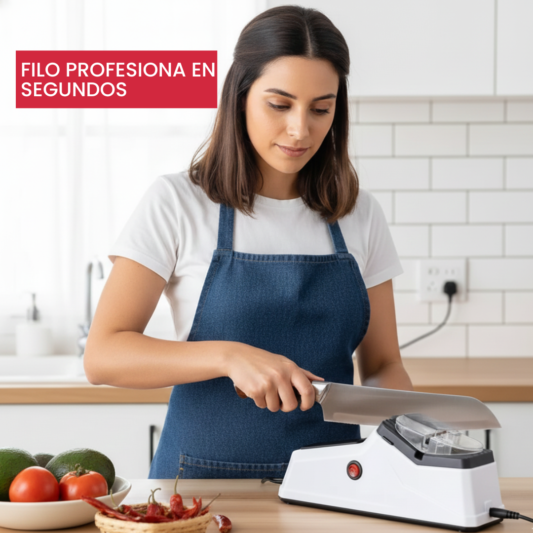 Afilador Pro — Filo Instantáneo — Cocina Rápida en 5 Segundos