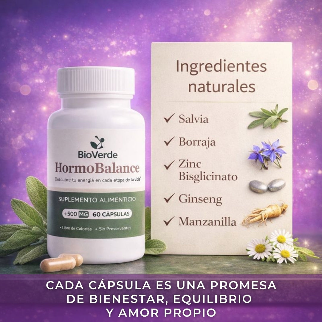 HORMOBALANCE™ – Regulador Hormonal Natural – Menopausia en Armonía