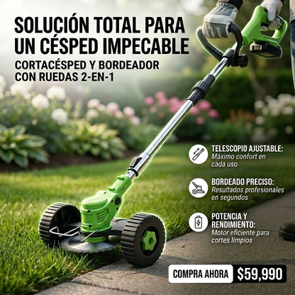 CORTADORA DE PASTO - Mantén tu jardín ordenado sin pasar horas trabajando