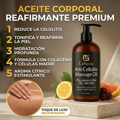 Aceite Reafirmante Corporal - Tonifica y Nutre la Piel - Ayuda a mejorar la apariencia de la celulitis