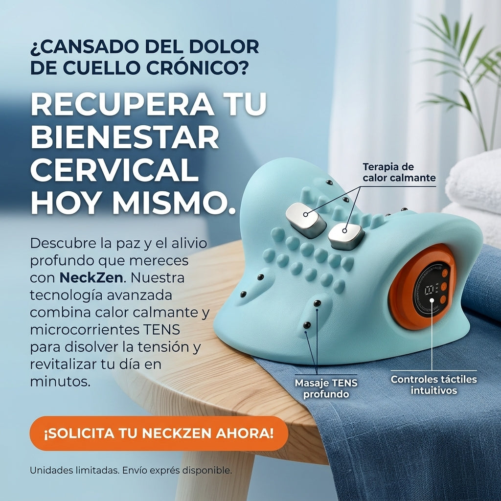 NeckZen™ - Reduce Tinnitus y la Tensión del Nervio Cervical en Minutos