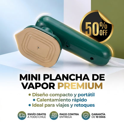 MINI PLANCHA A VAPOR - Retoques Rápidos - Mantén Tu Ropa Impecable Donde Estés
