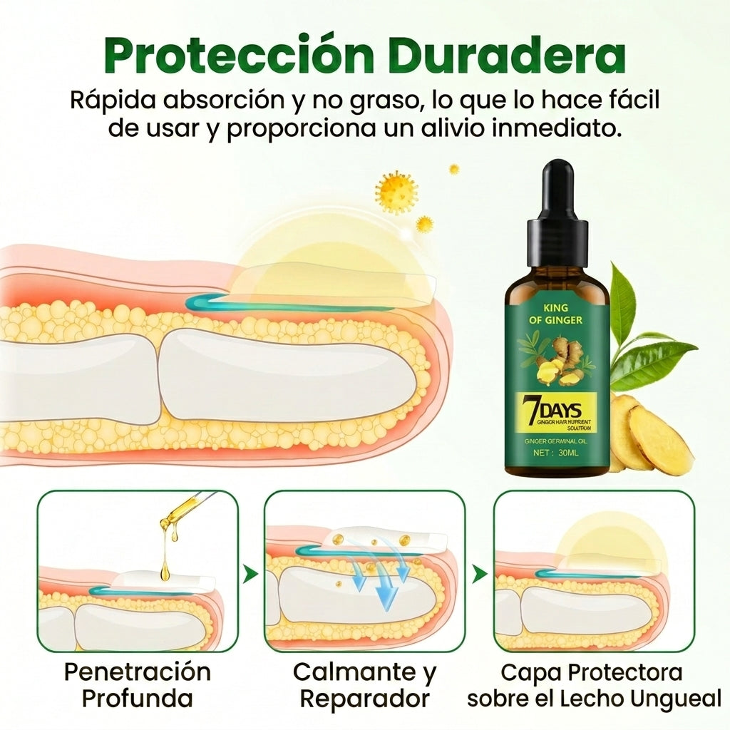Aceite Antifúngico - Restauración de Uñas - Ayuda a recuperar la salud de tus pies