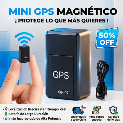 Mini GPS Magnético - Localización y alertas - Ubicación en tiempo real