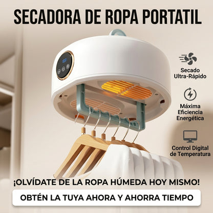 SECADORA PLEGABLE ELÉCTRICA - Ten tu ropa lista sin depender del clima