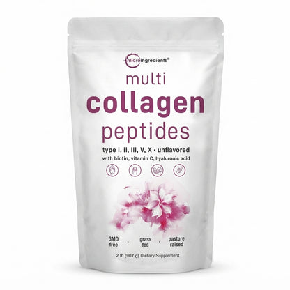 Multi Collagen Peptides - Colágeno en Polvo - Complementa tu Rutina de Piel, Cabello y Uñas