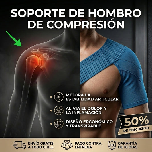 Hombrera de Compresión - Mejor Flujo Sanguíneo, Menor Dolor Diario