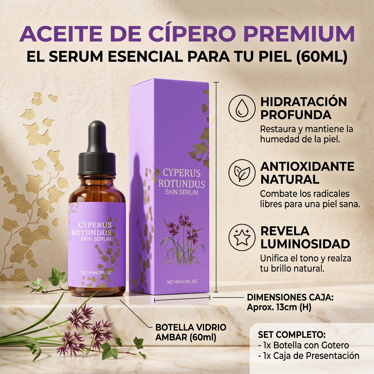 Aceite de Cyperus™ - Cuida tu zona íntima y piel - Elimina Manchas e Imperfecciones en 3 Días