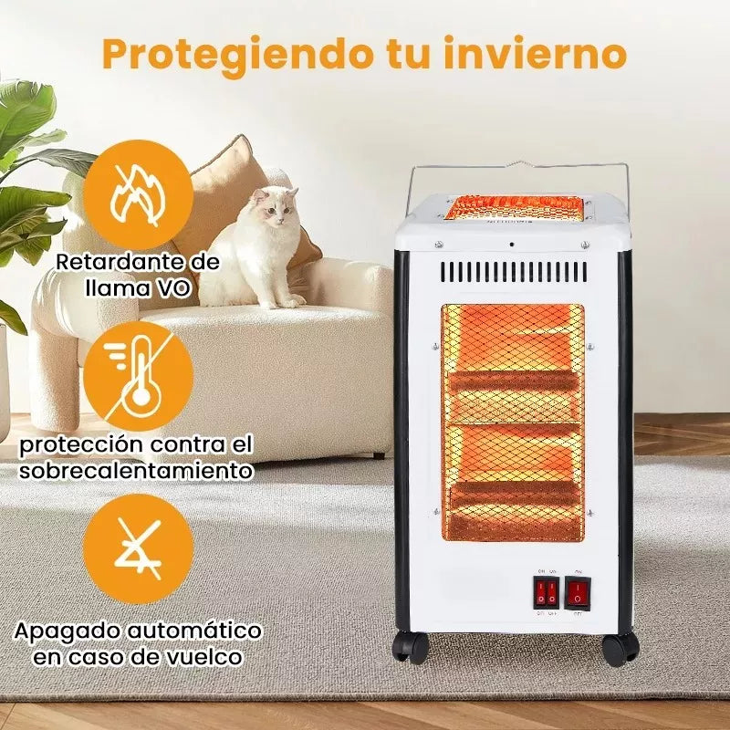 Estufa Eléctrica - 5 salidas de calefacción
