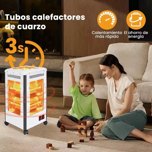 Estufa Eléctrica - 5 salidas de calefacción
