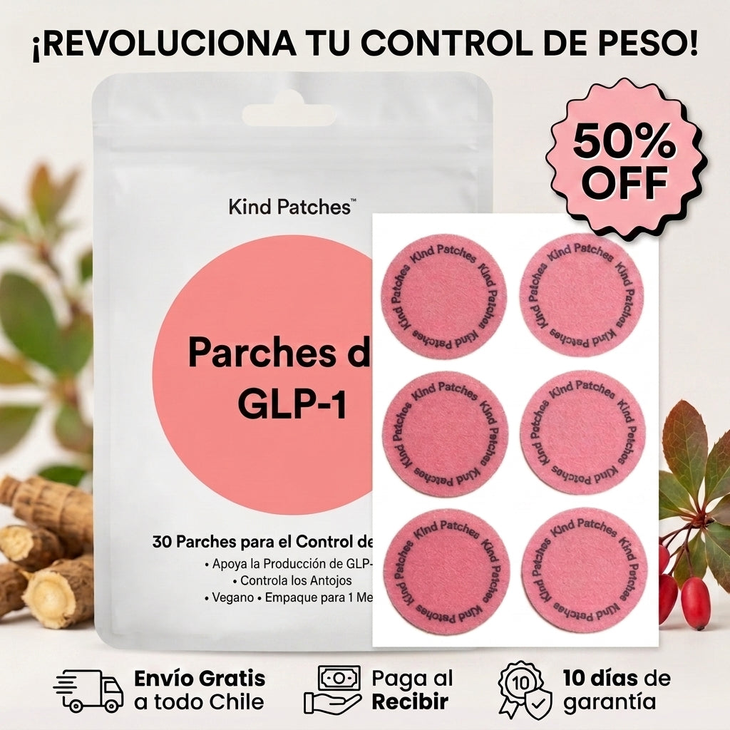 Parches de Berberina - Control de Antojos - Un apoyo práctico para tu bienestar diario