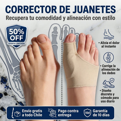 Corrector de Juanetes - Alineación y Soporte - Más Comodidad en Cada Paso