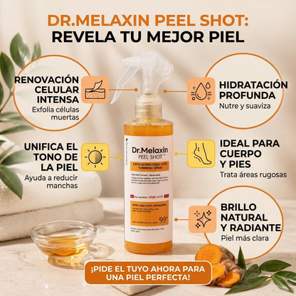 Dr. Melaxin Peel Shot - Renueva Tu Piel - Recupera una Piel Más Suave sin Complicaciones