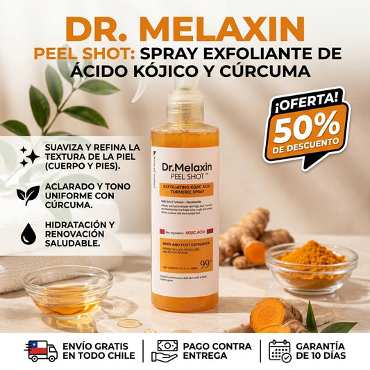 Dr. Melaxin Peel Shot - Renueva Tu Piel - Recupera una Piel Más Suave sin Complicaciones