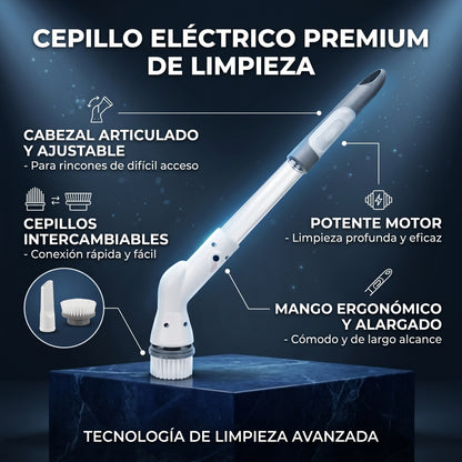 Cepillo Eléctrico de Limpieza - Limpieza Profunda - Elimina suciedad difícil en menos tiempo