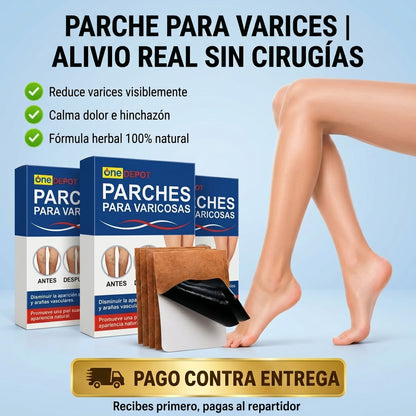 Parches Para Varices - Alivio Diario de Piernas - Recupera comodidad y ligereza cada día