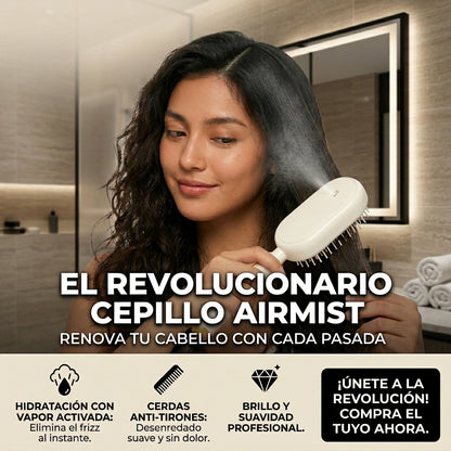 AirMist Brush - Desenreda Sin Tirones - Cabello más suave desde el primer uso