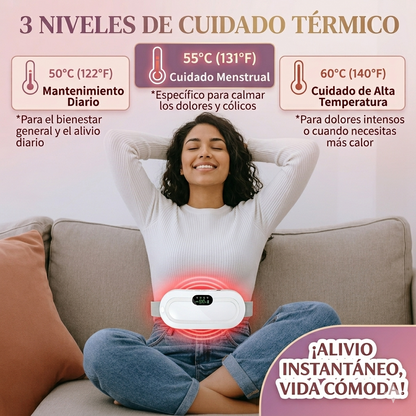 Cinturón Térmico Menstrual - Alivio Menstrual - Controla el dolor en minutos