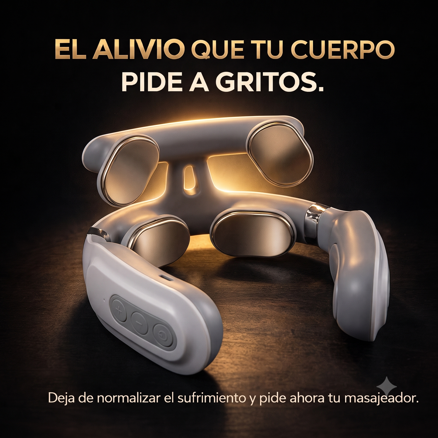 NeuroNeck Pro 2.0™ - Masajeador Cervical que Activa Puntos de Presión - Reduce Tinitus y Dolor Diario en Minutos