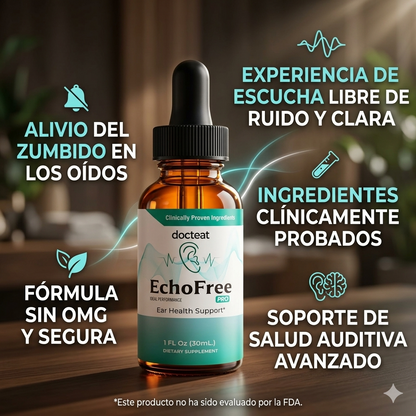 Echo Free - Alivio Auditivo - Reduce el Zumbido en Semanas