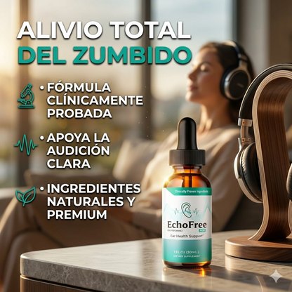 Echo Free - Alivio Auditivo - Reduce el Zumbido en Semanas