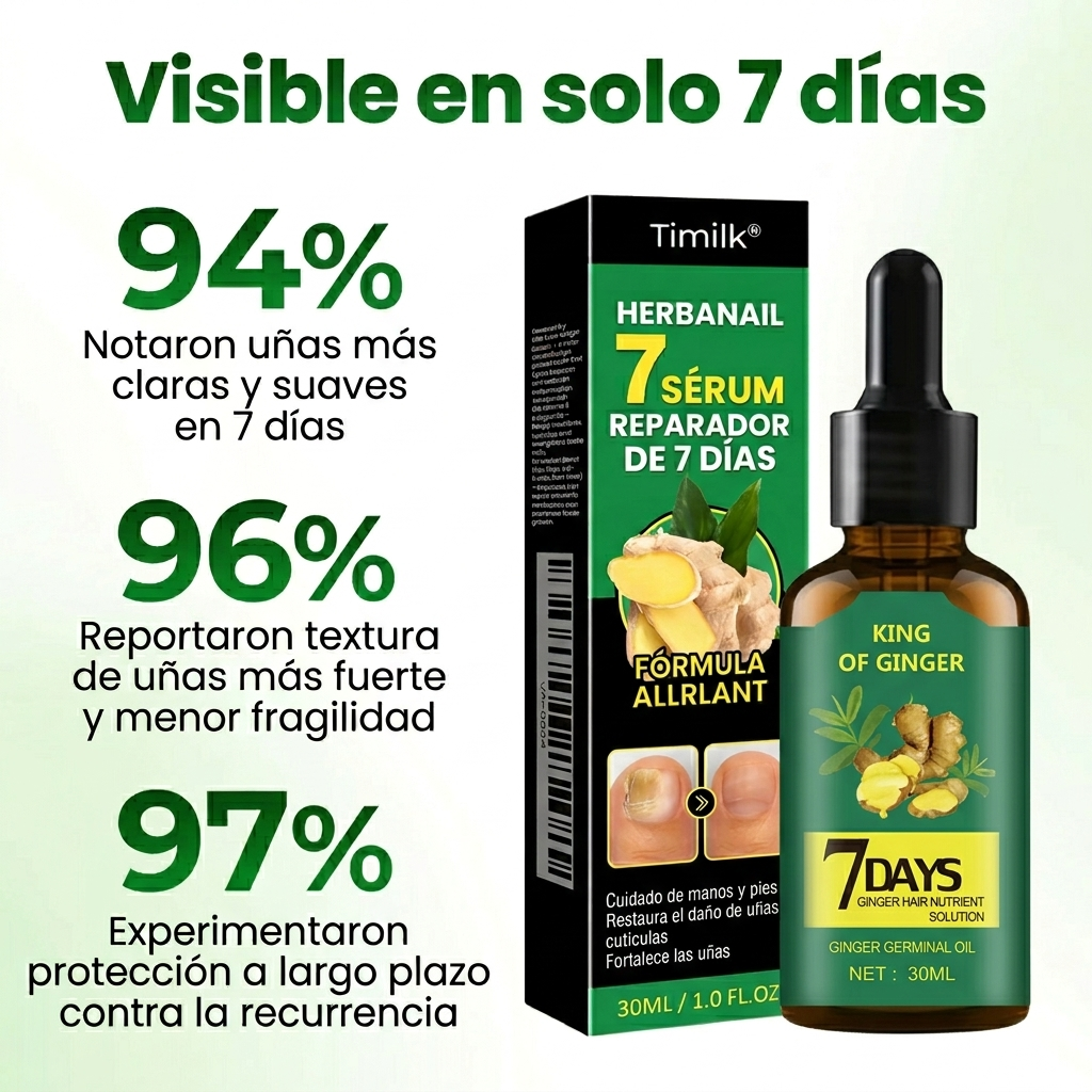 Aceite Antifúngico - Restauración de Uñas - Ayuda a recuperar la salud de tus pies