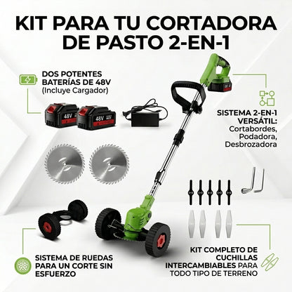 CORTADORA DE PASTO - Mantén tu jardín ordenado sin pasar horas trabajando