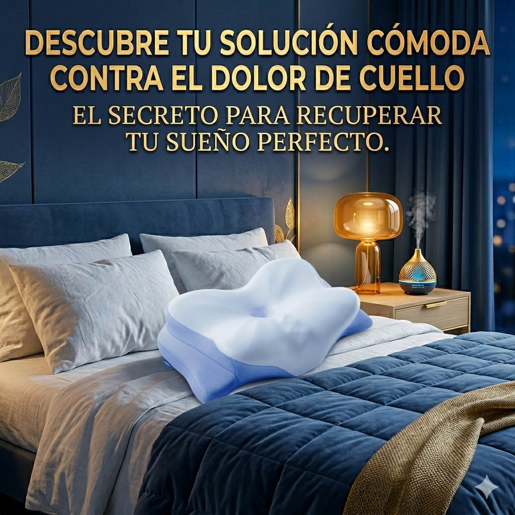 Almohada Ergonómica - Soporte Cervical Inteligente - Despierta Sin Dolor