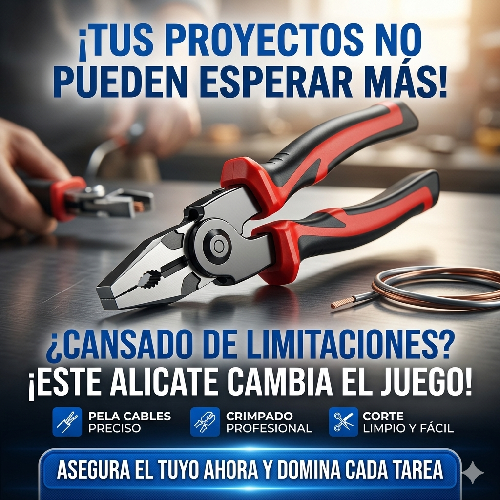 ALICATE MULTI FUNCIONAL 5 EN 1 - Solución Completa para Cualquier Arreglo