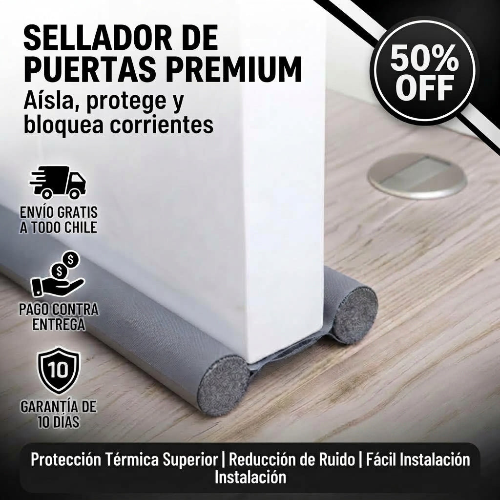 Sellador De Puerta Aislante - Bloquea Corrientes - Mantén Tu Hogar Más Cómodo Cada Día
