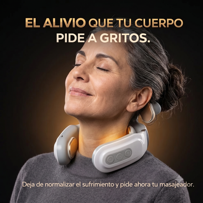 NeuroNeck Pro 2.0™ - Masajeador Cervical que Activa Puntos de Presión - Reduce Tinitus y Dolor Diario en Minutos