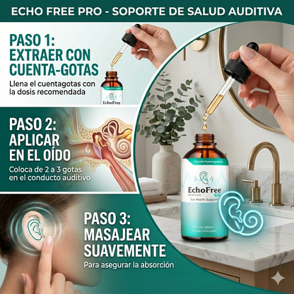 Echo Free - Alivio Auditivo - Reduce el Zumbido en Semanas