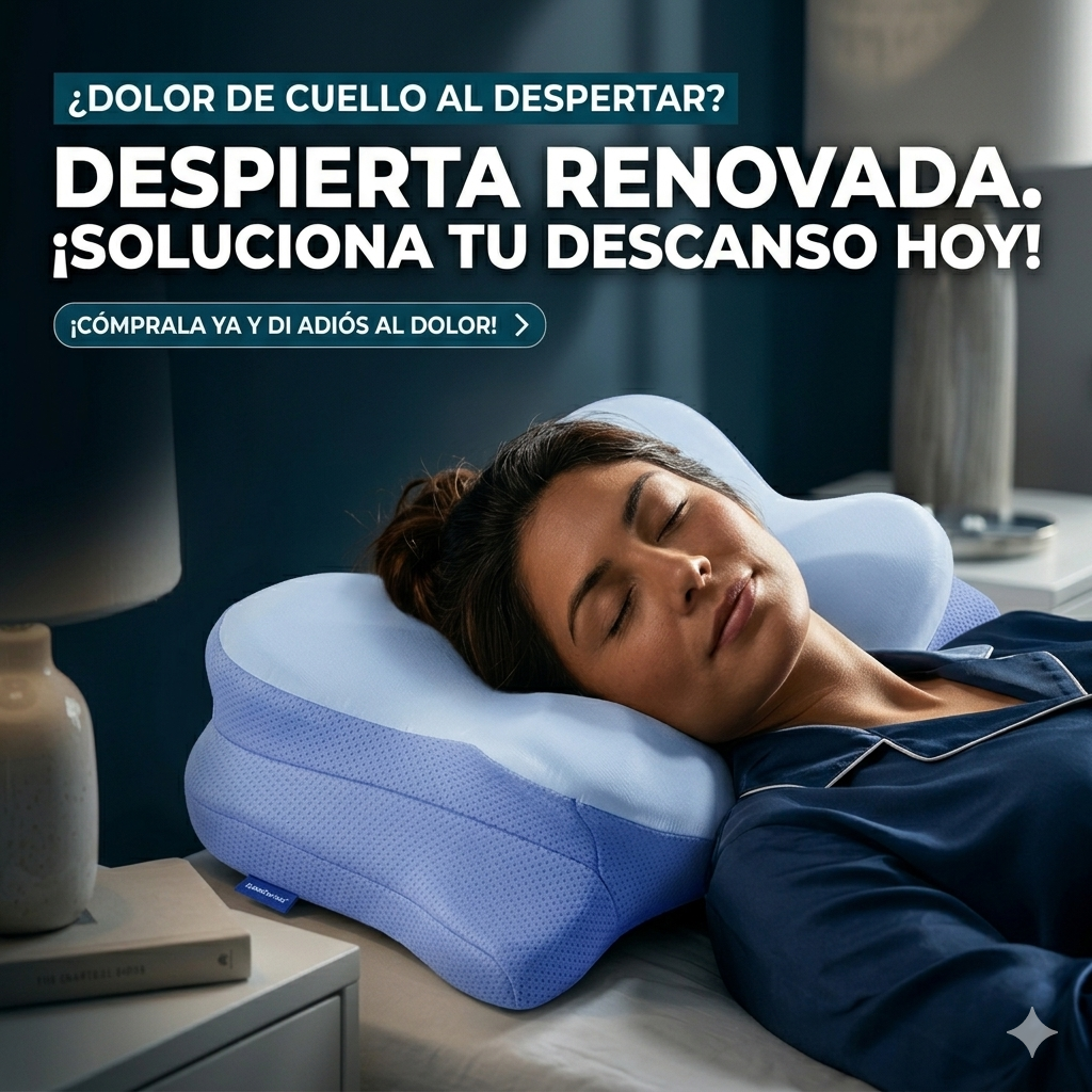 Almohada Ergonómica - Soporte Cervical Inteligente - Despierta Sin Dolor