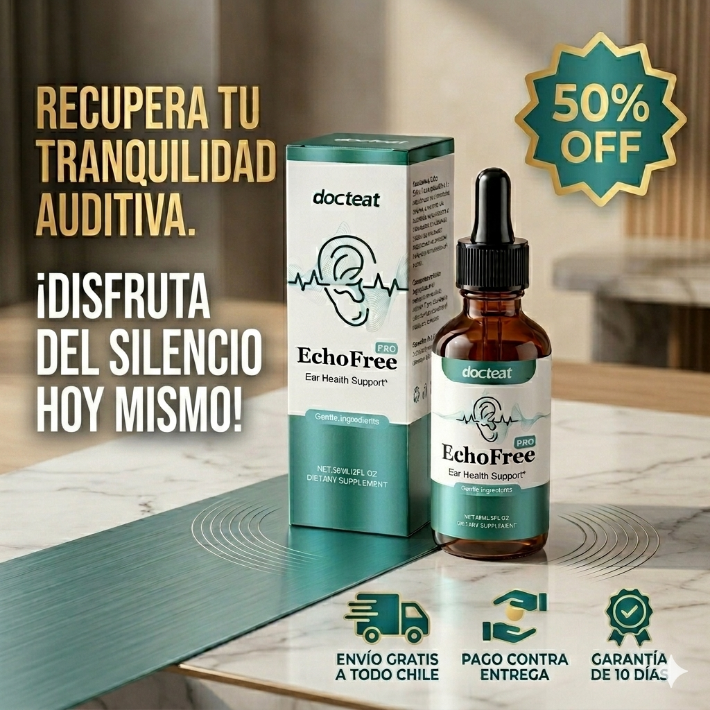 Echo Free - Alivio Auditivo - Reduce el Zumbido en Semanas