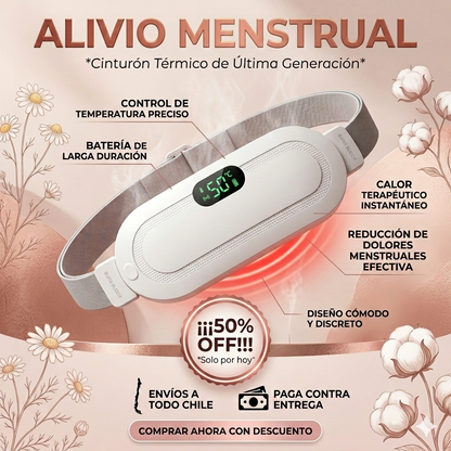 Cinturón Térmico Menstrual - Alivio Menstrual - Controla el dolor en minutos