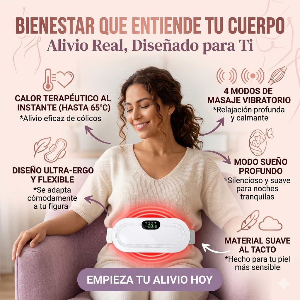 Cinturón Térmico Menstrual - Alivio Menstrual - Controla el dolor en minutos