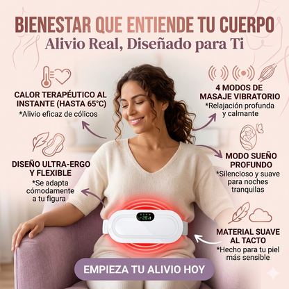 Cinturón Térmico Menstrual - Alivio Menstrual - Controla el dolor en minutos